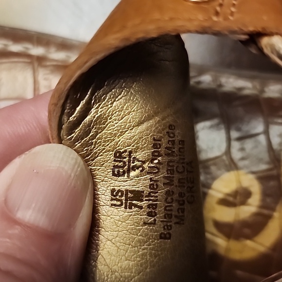 Sam Edelman Cognac Greta sandals. Size 7 - Picture 5 of 8